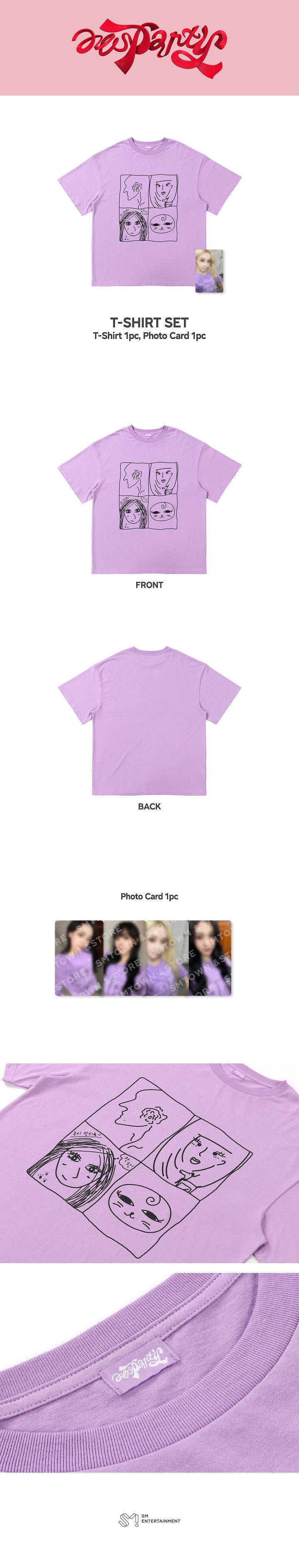 AESPA - aesParty OFFICIAL MD - T-SHIRT SET