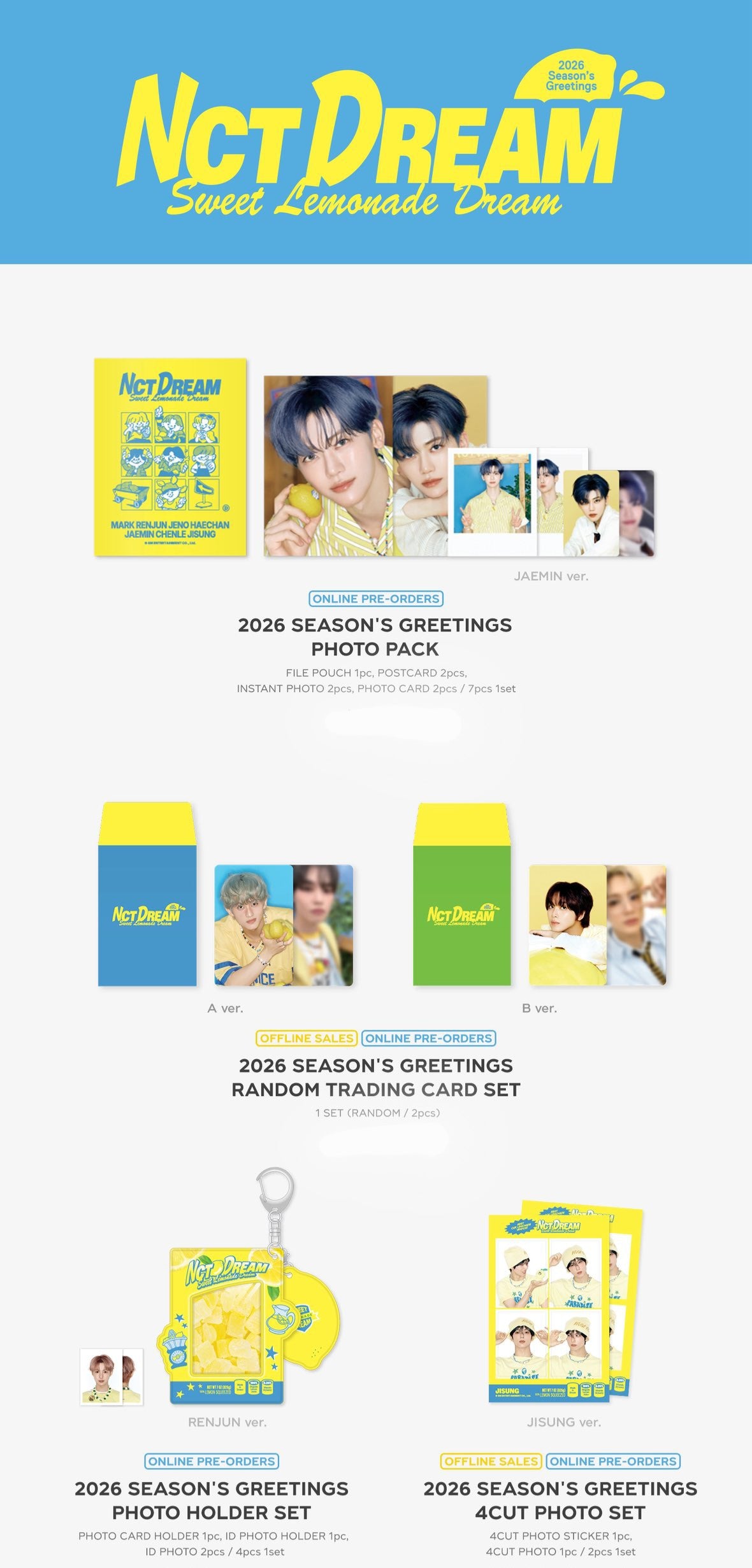NCT DREAM - 2026 SEASON'S GREETINGS OFFICIAL MERCHANDISE