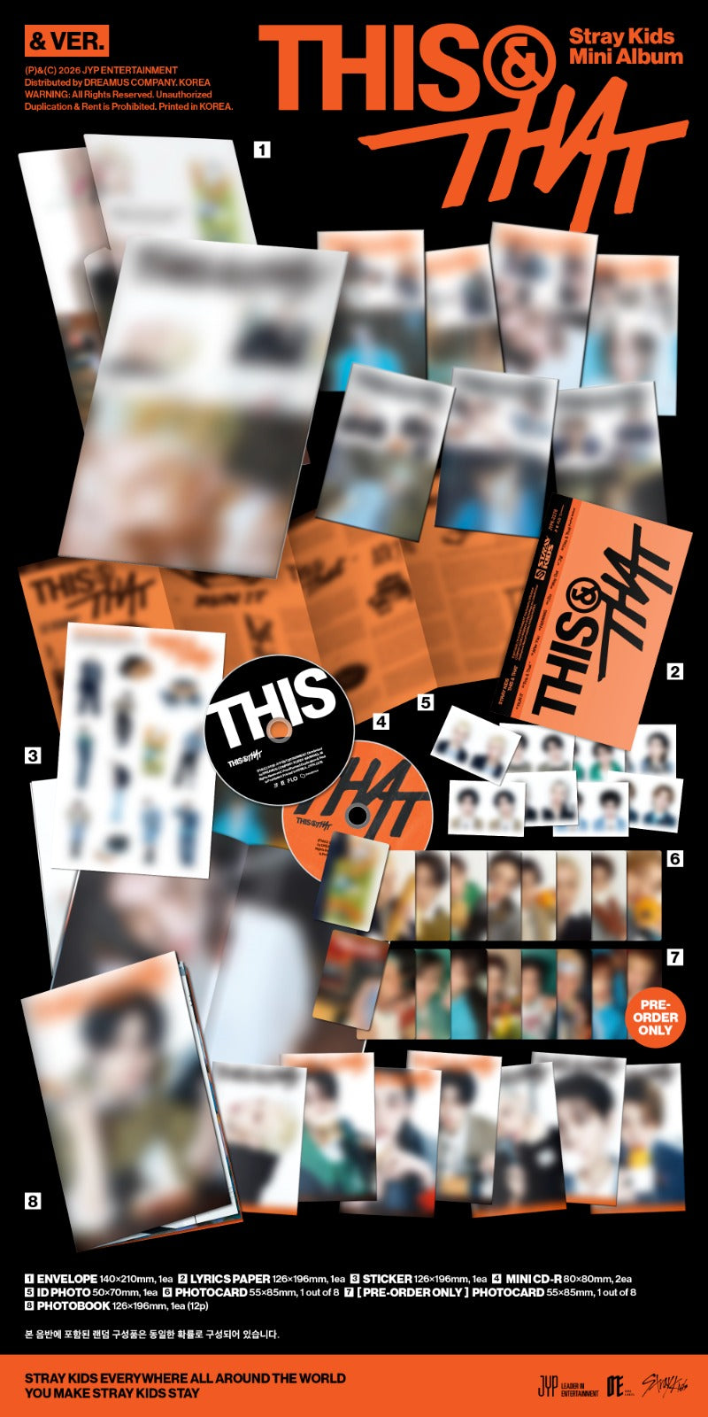 Stray Kids - THIS & THAT (& VER.) + POB