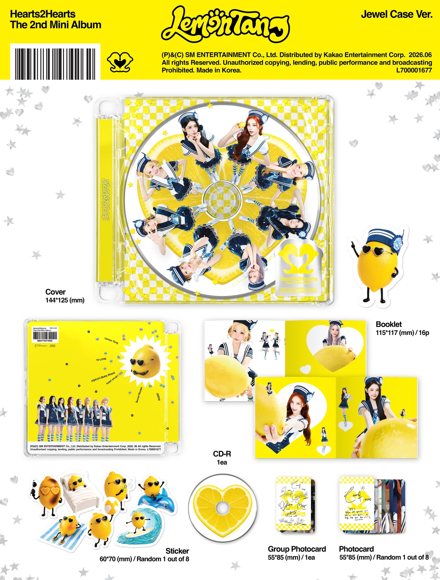 Hearts2Hearts - Lemon Tang (Jewel Case Version)