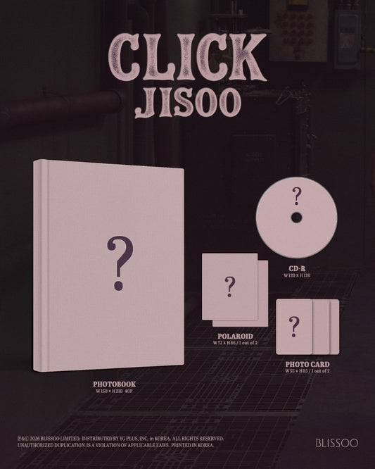JISOO (BLACKPINK) - CLICK (PHOTOBOOK VER.)