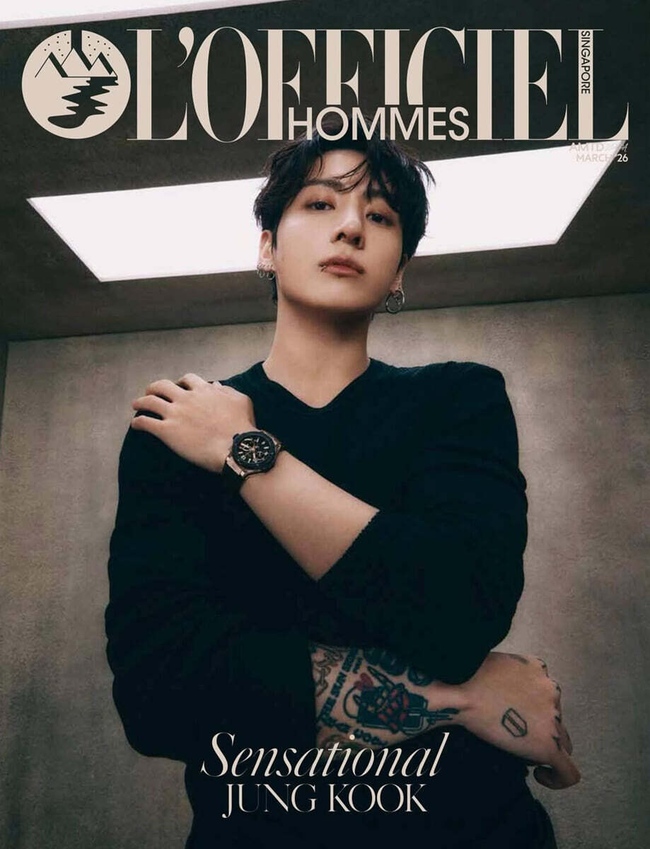 JUNGKOOK (BTS) - L’OFFICIEL HOMMES SINGAPORE (MARCH 2026)