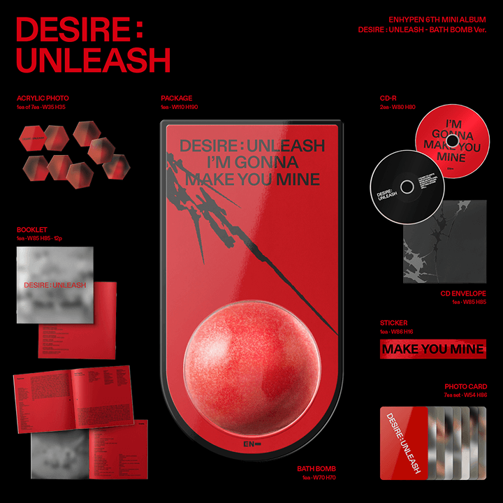 ENHYPEN – DESIRE : UNLEASH (Bath Bomb Ver.)