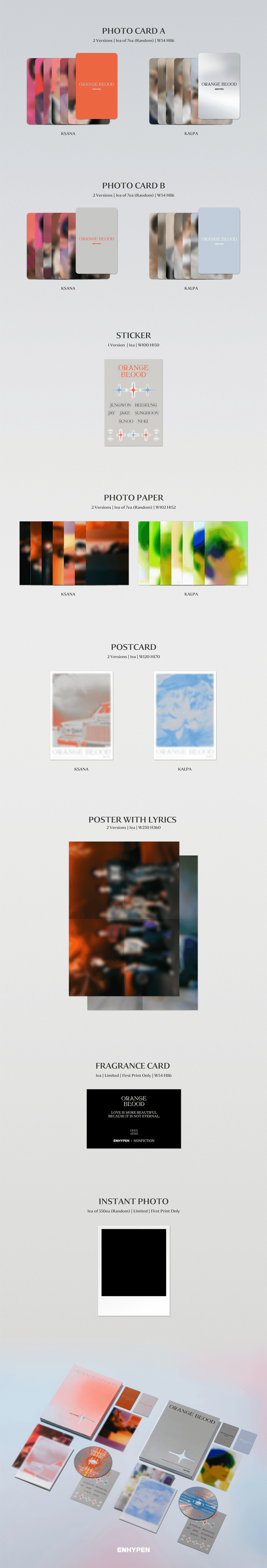 ENHYPEN - ORANGE BLOOD