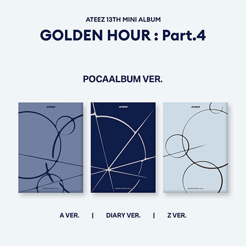 ATEEZ  - GOLDEN HOUR : Part.4 (13th Mini Album) - POCAALBUM VER.