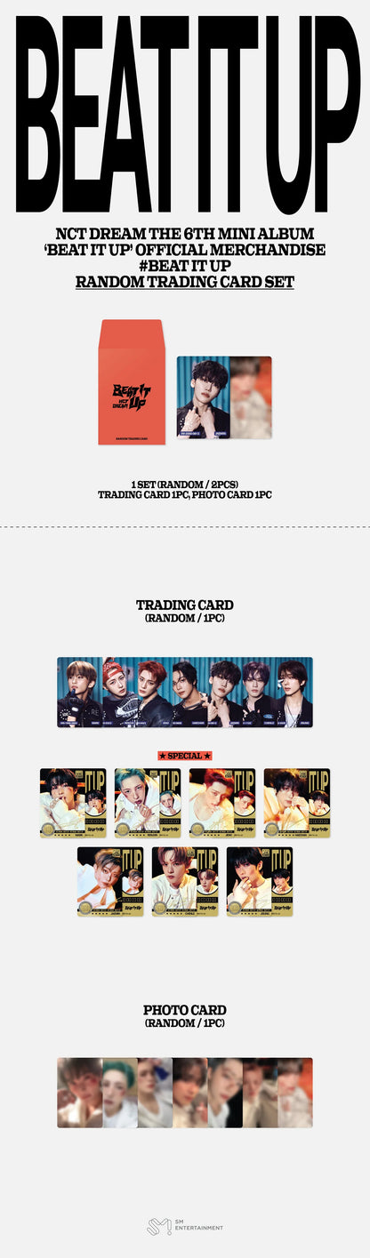 NCT DREAM - 6TH MINI ALBUM 'Beat It Up' MD : RAMDOM TRADING CARD SET