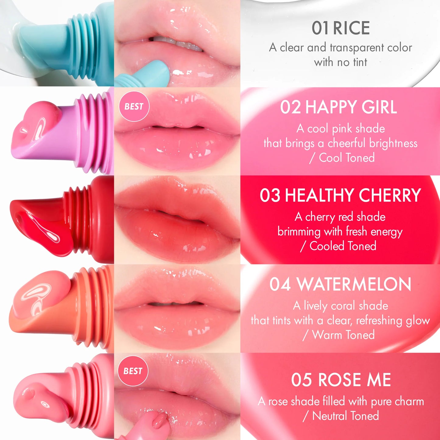 Amuse - Care & Tint Balm Keyring