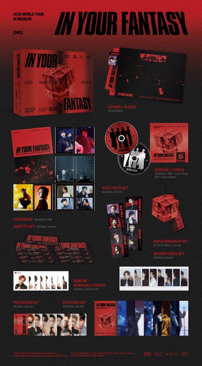 ATEEZ - 2025 WORLD TOUR [IN YOUR FANTASY] INCHEON DVD + POB