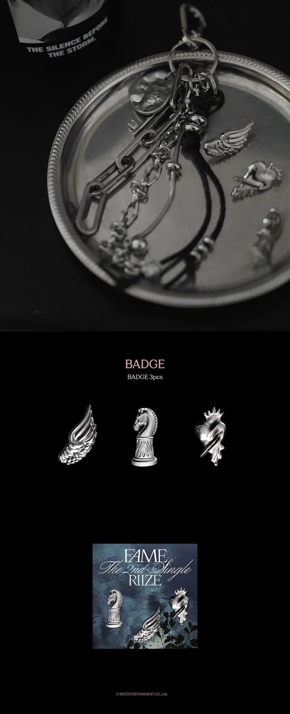 RIIZE - BADGE [SILENCE INSIDE THE FAME] MD