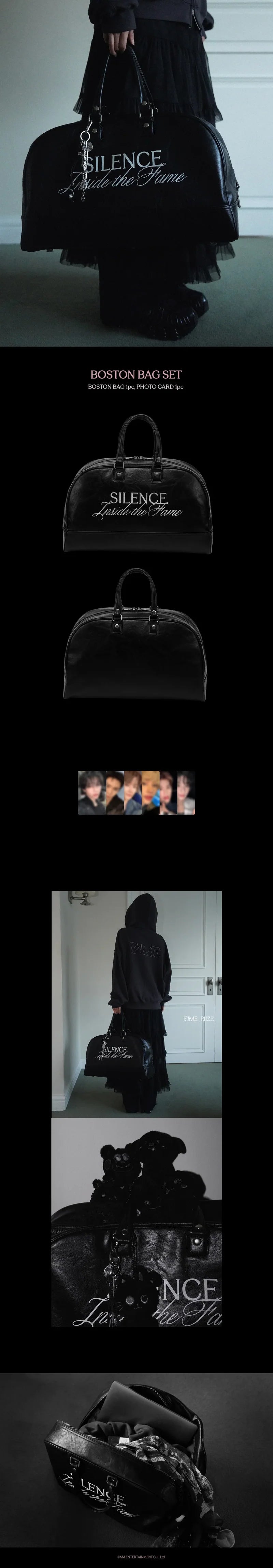 RIIZE - BOSTON BAG [SILENCE INSIDE THE FAME] MD