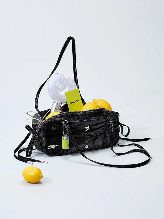 AESPA - [coller aespa edition] COLLER BAGUETTE BAG ONYX BLACK