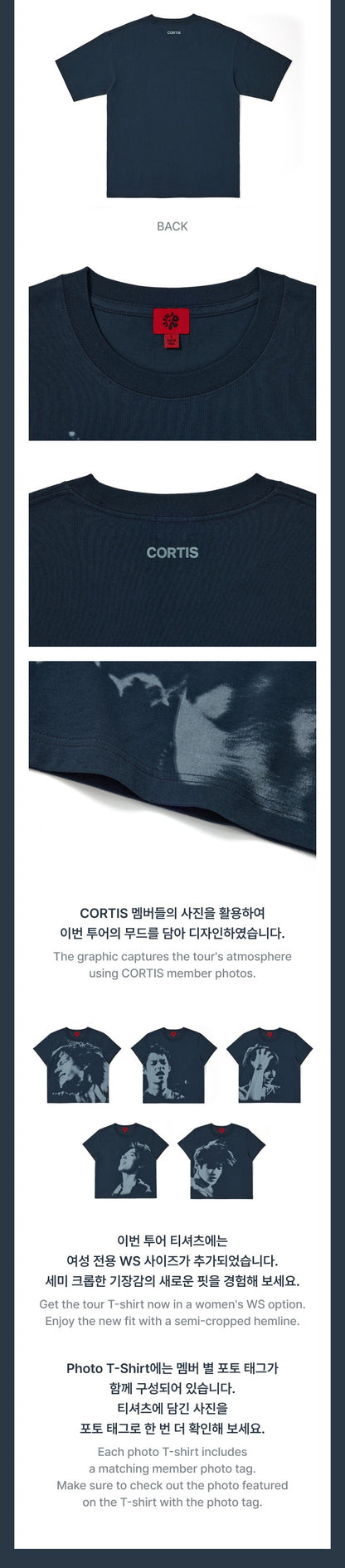 CORTIS - PHOTO T-SHIRT (NAVY)