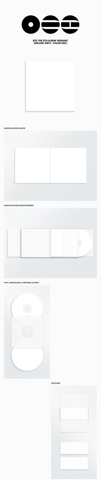 BTS - The 5th Album - “ARIRANG” - Deluxe Vinyl