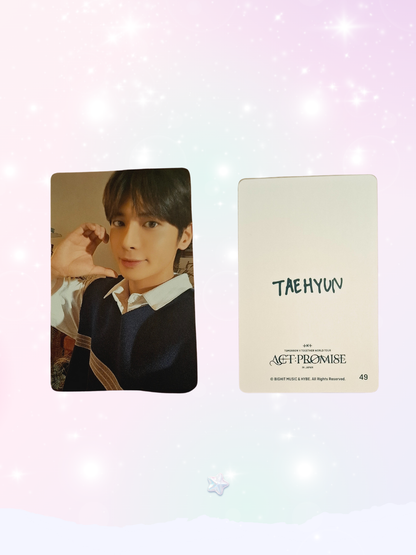 TXT - TAEHYUN - "ACT PROMISE IN JAPAN" OFFICIAL MD PHOTOCARD