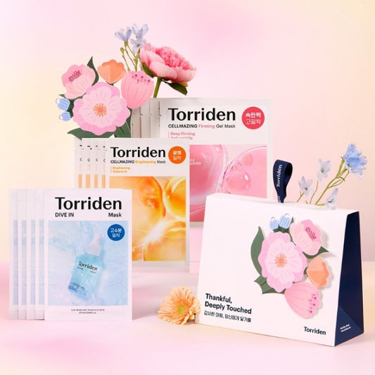 Torriden - Special Mask Variety Set (15 Masks) | 5 Dive In Masks + 5 Cellmazing Vita C Masks + 5 Cellmazing Firming Gel Masks