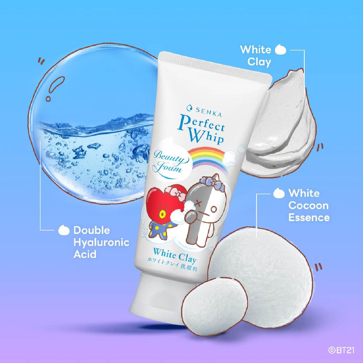 Senka - Perfect Whip Black Head Deep Cleansing 120g (BT21)