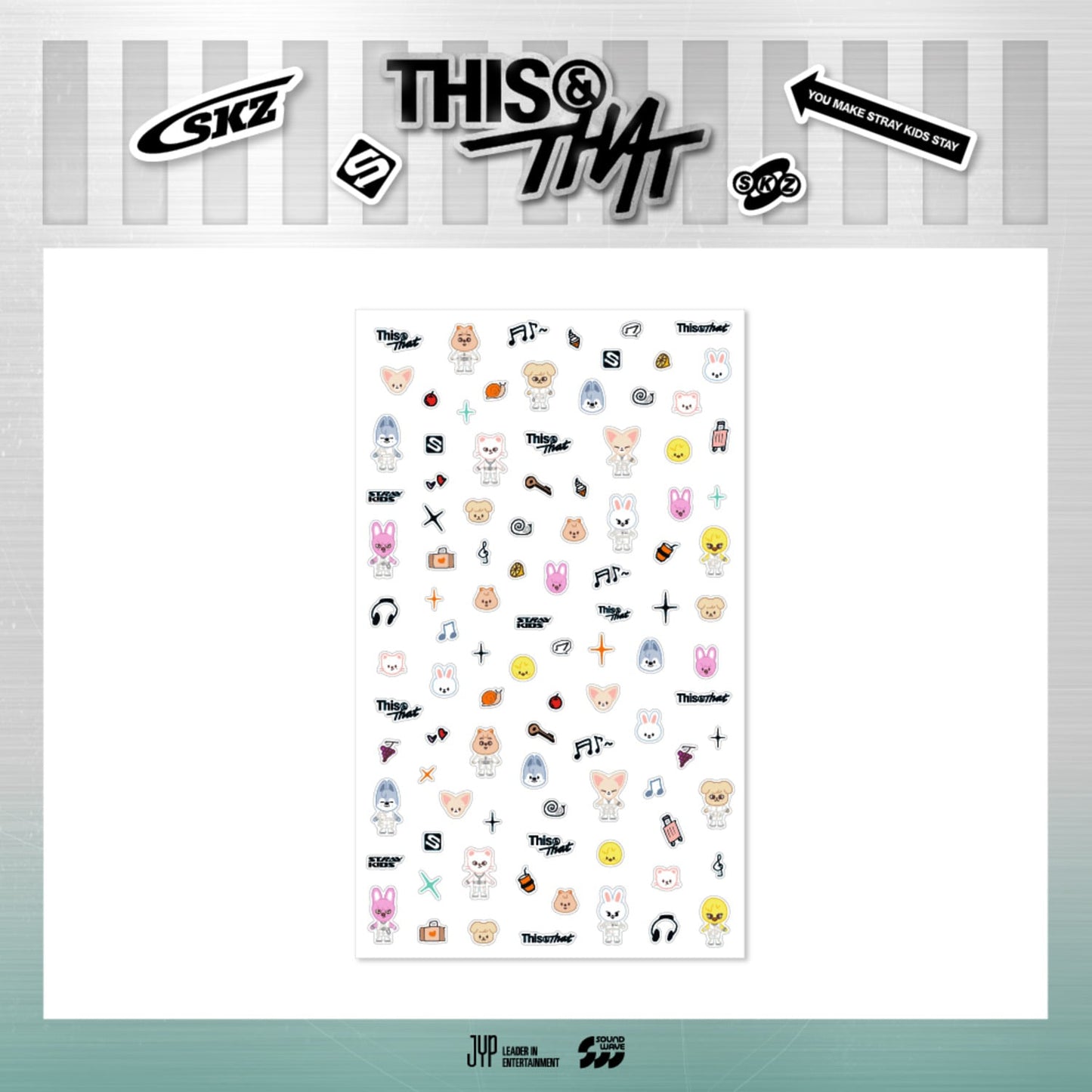 STRAY KIDS - MICRO STICKER [Week 1 THIS & THAT POP-UP MD]