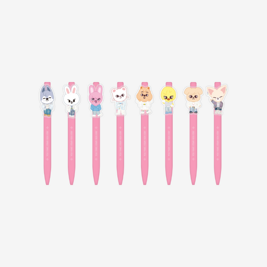 Stray Kids - [5th Fanmeeting [SKZ 5'CLOCK MD] CHARACTER GEL PEN