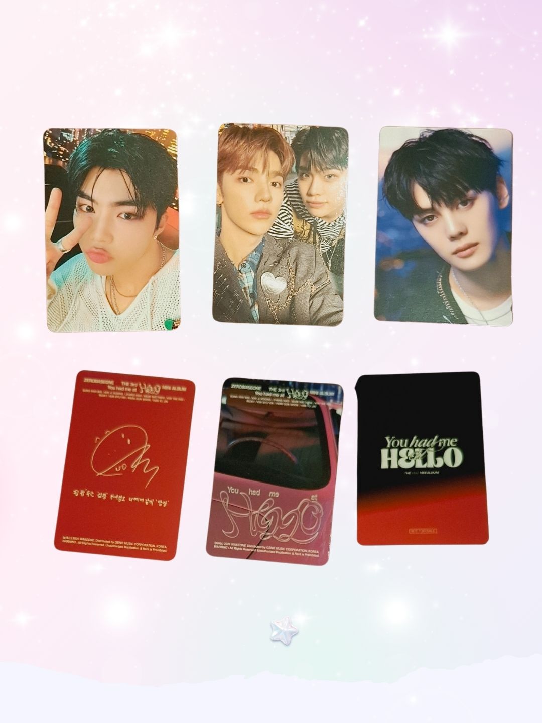 ZEROBASEONE - ZB1 - "YOU HAD ME AT HELLO" PHOTOCARDS