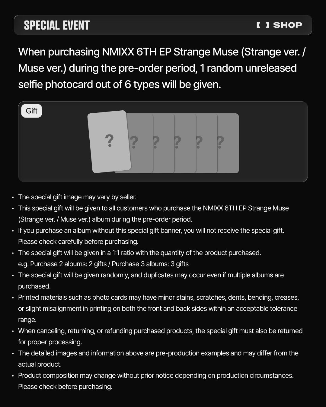 NMIXX - STRANGE MUSE (Photobook Ver.) + POB