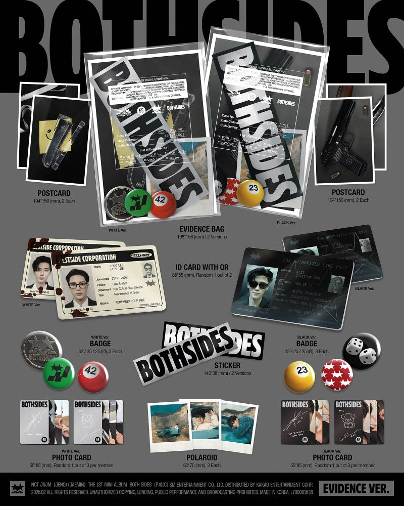 NCT JNJM - 1ST MINI ALBUM [BOTH SIDES] (EVIDENCE Ver.)