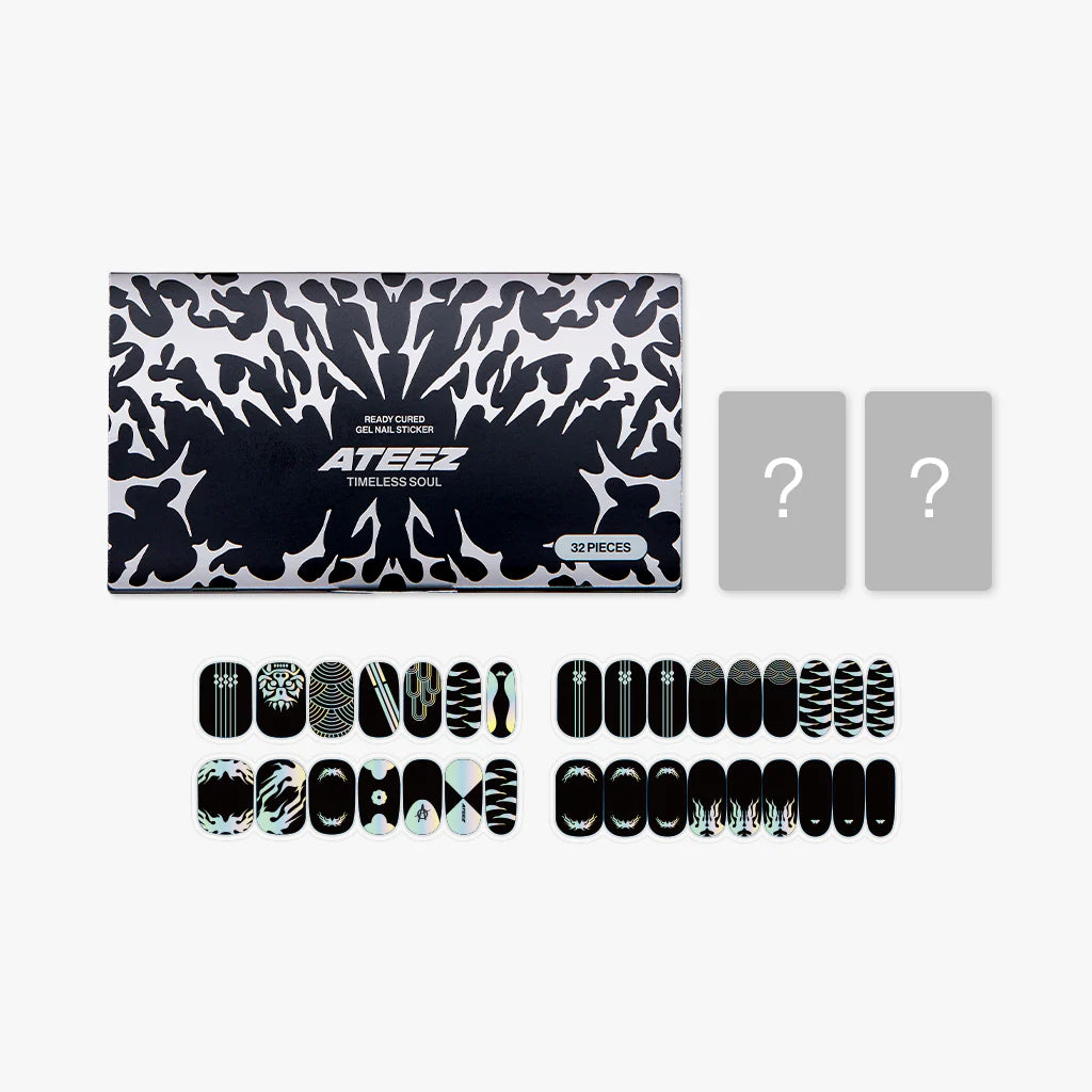 ATEEZ - READY CURED GEL NAIL STICKER : TIMELESS SOUL