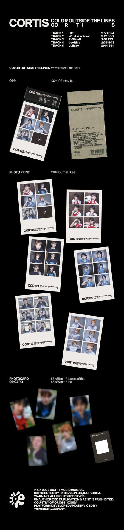 CORTIS – COLOR OUTSIDE THE LINES (Weverse Album Version) [1st EP Album]