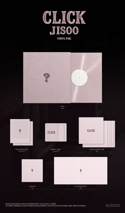 JISOO (BLACKPINK) - CLICK (VINYL VER.)