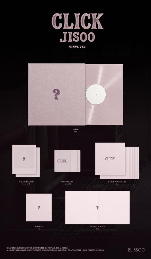 JISOO (BLACKPINK) - CLICK (VINYL VER.)