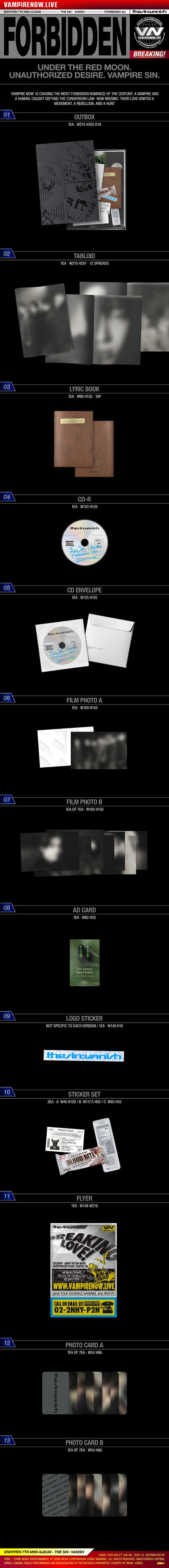 ENHYPEN - THE SIN: VANISH (in stock)