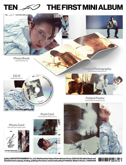 TEN (NCT) - TEN (THE 1ST MINI ALBUM) LIGHT ON VER.