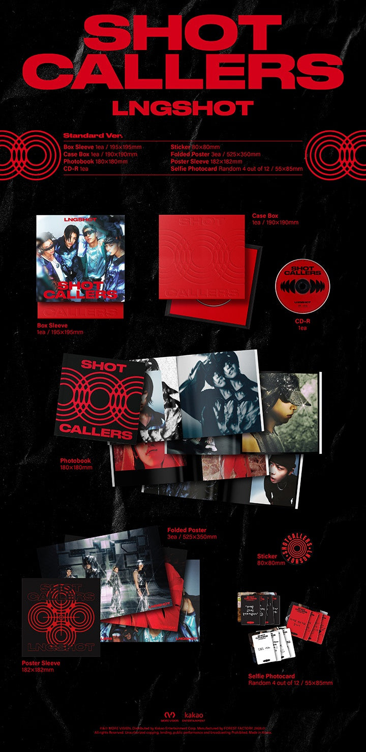LNGSHOT - EP Album [SHOT CALLERS] (Standard Ver.)