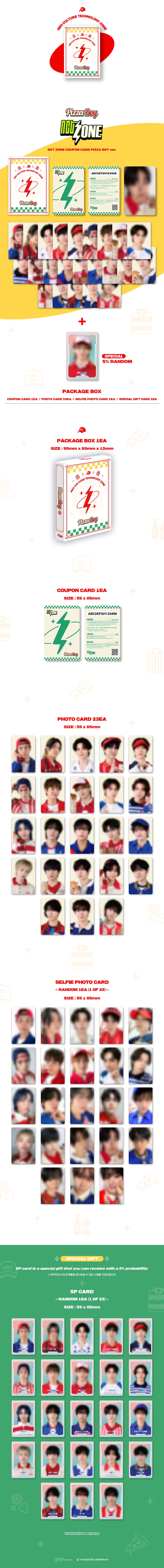 NCT ZONE - COUPON CARD (PIZZA BOY VER.)