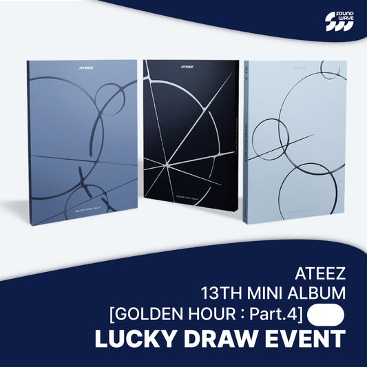 ATEEZ  - GOLDEN HOUR : Part.4 (13th Mini Album) + LUCKY DRAW EVENT