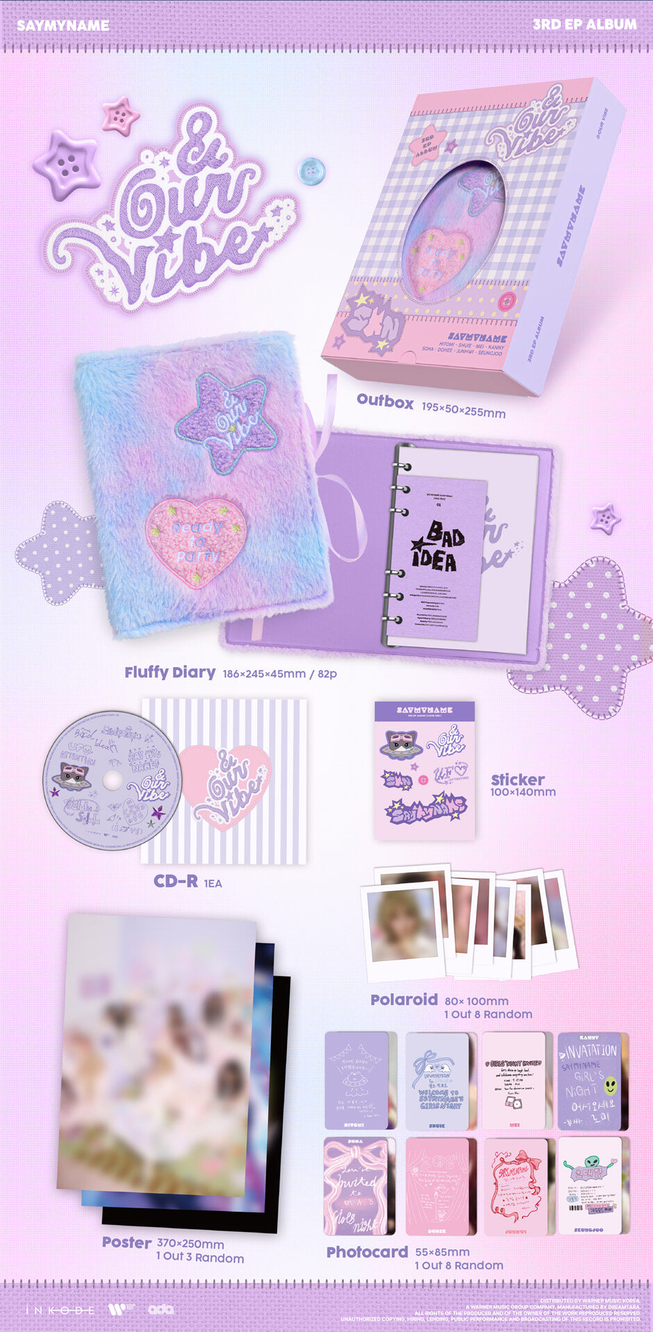 SAY MY NAME - 3RD EP ALBUM [&Our Vibe] (OUR VIBE Ver.)