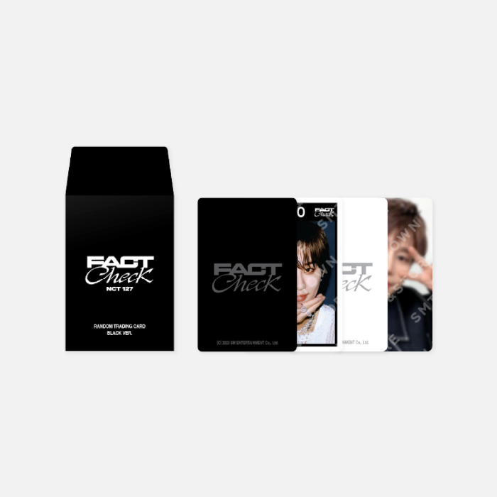NCT 127 - Fact Check MD - RANDOM TRADING CARD SET (Black Version)