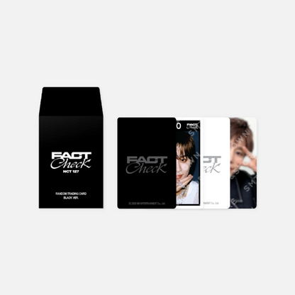 NCT 127 - Fact Check MD - RANDOM TRADING CARD SET (Black Version)