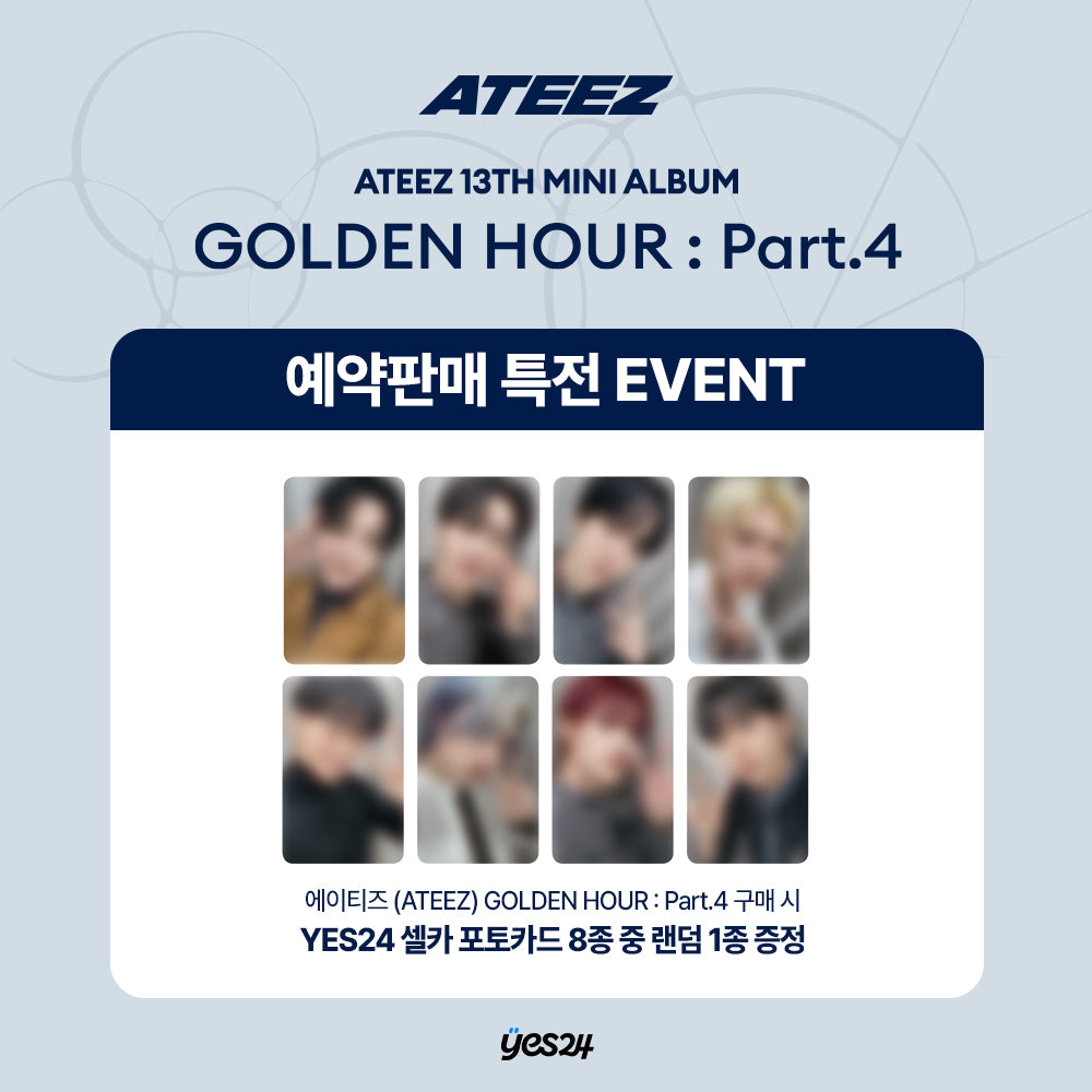 ATEEZ  - GOLDEN HOUR : Part.4 (13th Mini Album) + POB