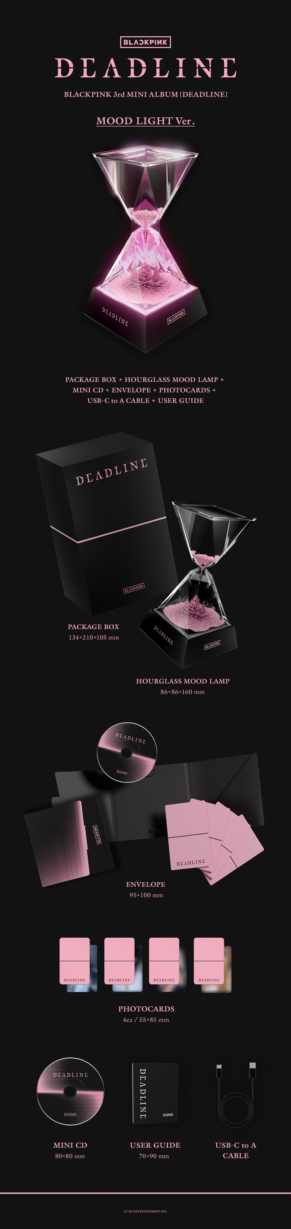 BLACKPINK - 3rd Mini Album [DEADLINE] - MOOD LIGHT VER.
