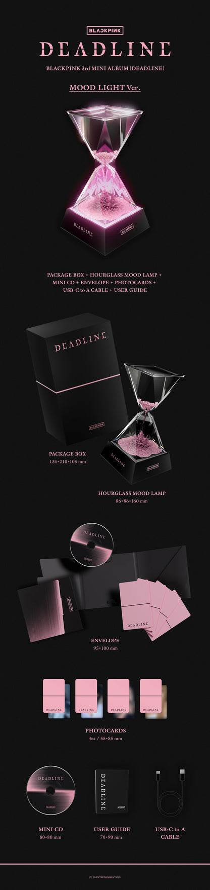 BLACKPINK - 3rd Mini Album [DEADLINE] - MOOD LIGHT VER.