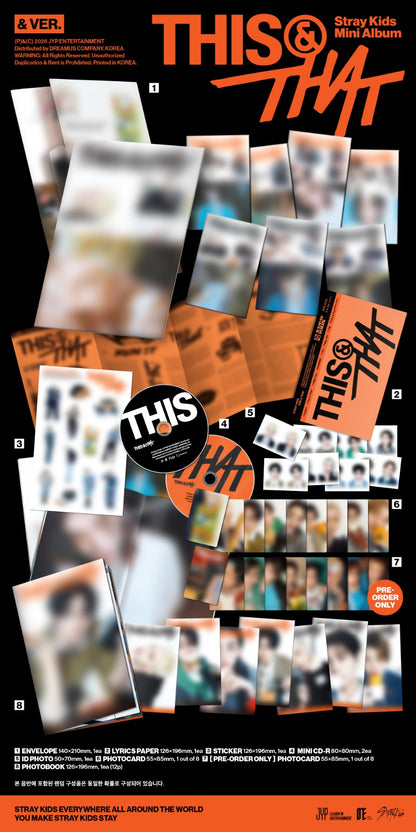 Stray Kids - THIS & THAT (& VER.) + POB