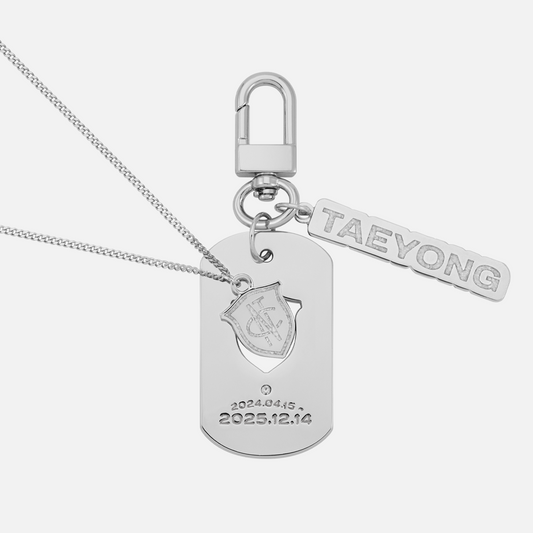 TAEYONG (NCT) - [WELCOME BACK SET] NECKLACE & TAG KEYRING