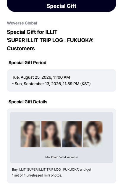 ILLIT - SUPER ILLIT TRIP LOG : FUKUOKA + POB