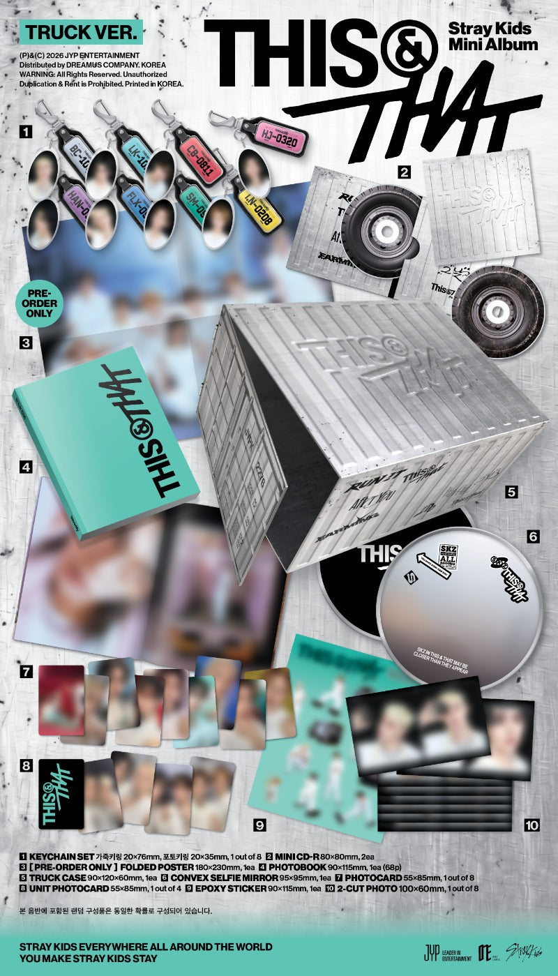Stray Kids - THIS & THAT (TRUCK VER.) (LIMITED) + POB
