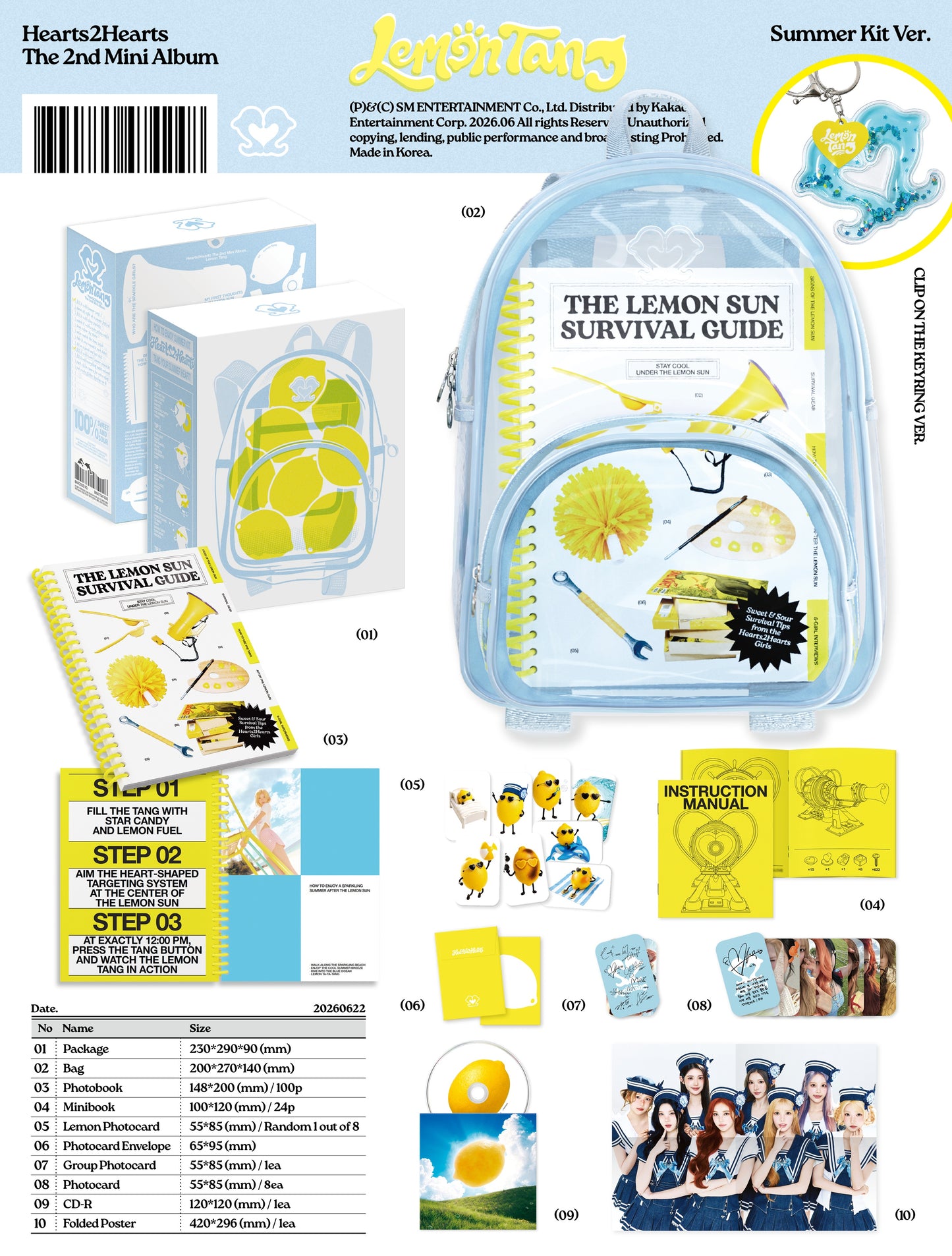 Hearts2Hearts - Lemon Tang (Summer Kit Version) LIMITED EDITION