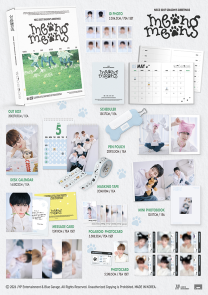 NEXZ - 2027 SEASON'S GREETINGS (MEONG MEONG) + POB