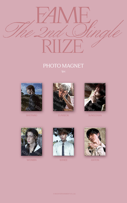 RIIZE -  PHOTO MAGNET [SILENCE INSIDE THE FAME] MD