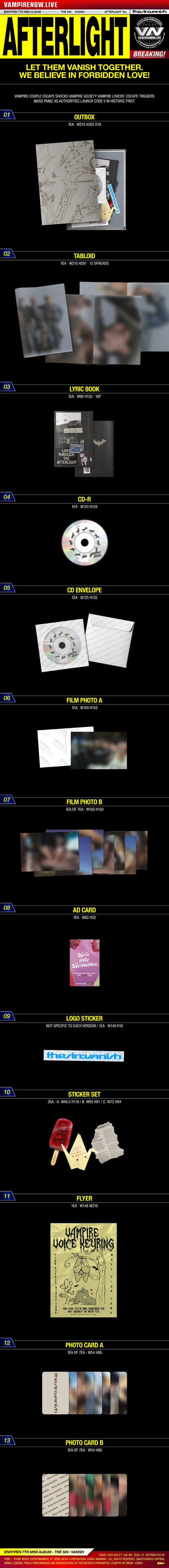 ENHYPEN - THE SIN: VANISH (in stock)