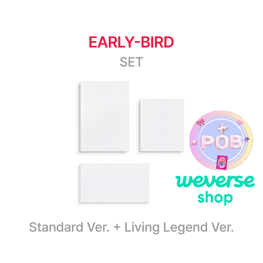 BTS - The 5th Album - [EARLY-BIRD] 'ARIRANG' (Set) + 'ARIRANG' (Living Legend Ver.) Set + WEVERSE POB