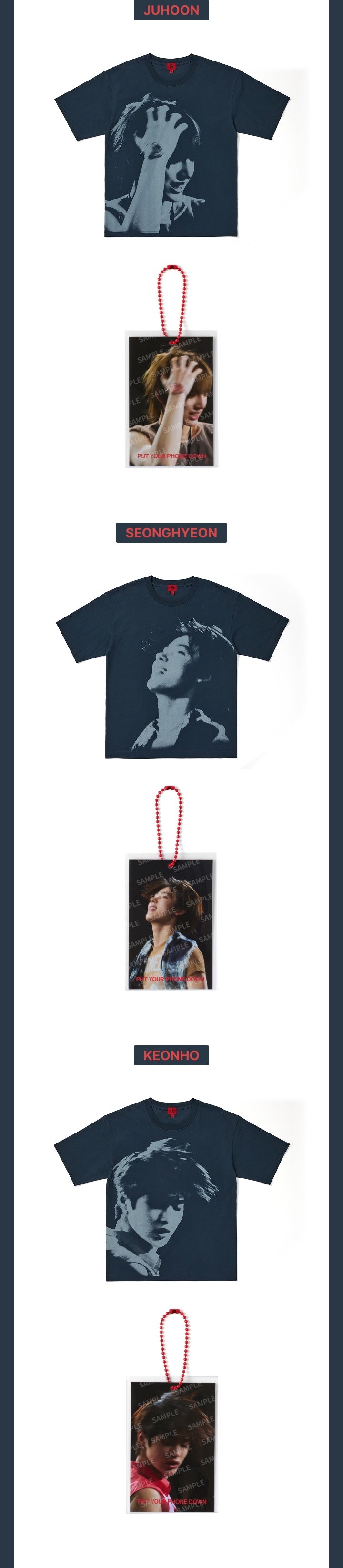 CORTIS - PHOTO T-SHIRT (NAVY)
